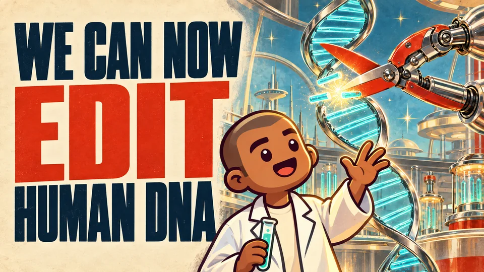 We can now edit human DNA